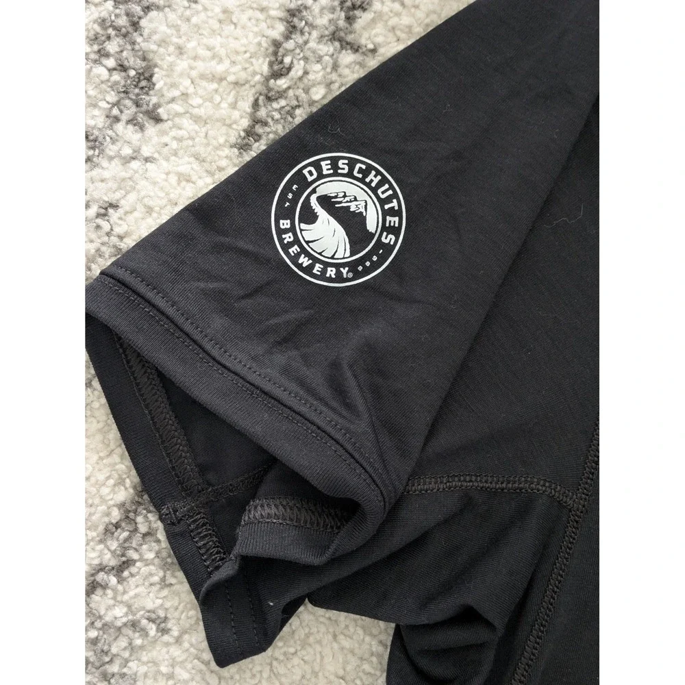 Brooks Distance‎ Graphic Tee Shirt Black Run Hoppy Beer Can Deschutes Brewery M - Picture 3 of 7